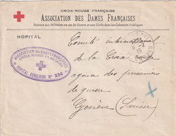 Thème Croix Rouge - France - Enveloppe - Red Cross