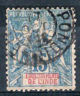 INDE Timbre-poste N°6 Oblitéré TB Cote 7€00 - Usati