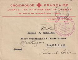 Thème Croix Rouge - France - Enveloppe - Red Cross