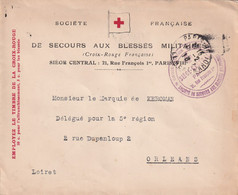 Thème Croix Rouge - France - Enveloppe - Croix-Rouge