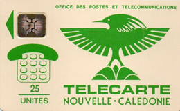 NEW CALEDONIA - CHIP CARD - CAGOU GREEN - 29605 - New Caledonia