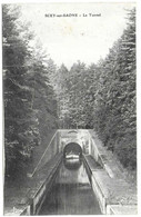 1917 Carte Postale Rare Passage Péniche Sur Le Canal, Sous Tunnel / Scey Sur Saône 70 / Exp Militaire SP 221 / 37° RI - Scey-sur-Saône-et-Saint-Albin