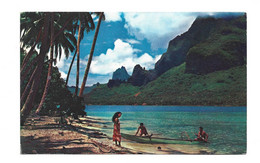 TAHITI - PAO PAO BAY - TYPES ET SCENES - SENT FROM GUATEMALA AMBULANTE CANCEL 1967 - Tahiti