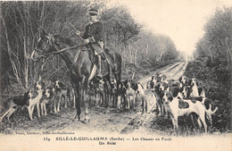 72-SILLE-LE-GUILLAUME-LES CHASSE EN FORÊT - UN RELAI - Sille Le Guillaume