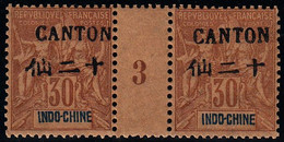 CANTON - N° 26** - MILLÉSIME 3  - 1893 - Très Beau - Ungebraucht