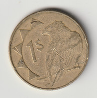 NAMIBIA 2010: 1 Dollar, KM 4 - Namibië