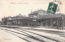 FRANCE - 55 - VERDUN - La Gare Intérieure - J Debergue édit - Carte Postale Ancienne - Verdun