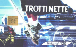 France:Used Phonecard, France Telecom, 120 Units, Cars, Skateboard, Bicycle - 2001