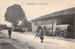 FRANCE - 55 - L'ARGONNE - RECICOURT - Militaire  - Carte Postale Ancienne - Andere & Zonder Classificatie