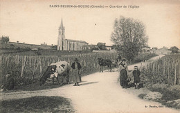 St Seurin De Bourg * Route Chemin , Quartier De L'église * Attelage * Vigne Vignoble - Other & Unclassified