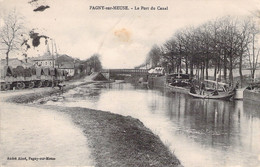 FRANCE - 55 - PAGNY SUR MEUSE - Le Port Du Canal - André Aimé - Canot - Carte Postale Ancienne - Autres & Non Classés