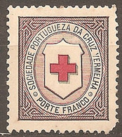 Portugal, 1890, # 1 Dent. 12 3/4, Papel Pontinhado Vertical, MH - Unused Stamps