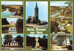 St Vincent Sur Oust * Souvenir De La Commune * Cp 8 Vues - Other & Unclassified