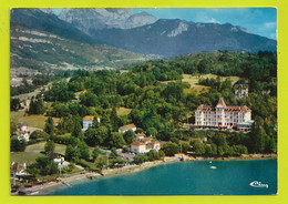 74 VEYRIER Lac D'Annecy MENTHON Saint ST BERNARD VOIR ZOOM Vue Aérienne Du Palace Hôtel VOIR Flamme En 1976 - Veyrier