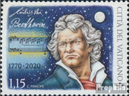 Vatikanstadt 2011 (kompl.Ausg.) Postfrisch 2020 Ludwig Van Beethoven - Oblitérés