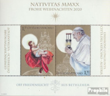 Vatikanstadt Block67 (kompl.Ausg.) Postfrisch 2020 Weihnachten - Oblitérés