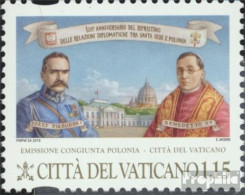 Vatikanstadt 1966 (kompl.Ausg.) Postfrisch 2019 Dipl. Beziehung Mit Polen - Used Stamps