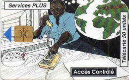 BENIN - CHIP CARD - SERVICE PLUS - MAN PHONING - 10/96 - Benin