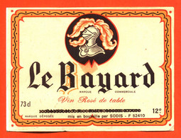 Etiquette Ancienne Neuve De Vin Rosé De Table Le Bayard Sodis à Eurville Bienville - 73 Cl - Rosés