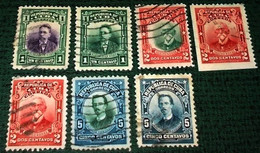 United States, Possessions, Cuba, 1910/11 ,Famous Persons.( ( 1c -green Colour , 2c -light Red Colour ). - Used Stamps