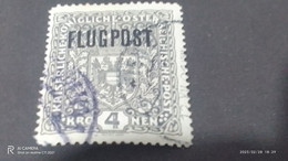 AVUSTURYA- 1918   4KR UÇAK  ANMA PULU     STAMP DAMGALI - Sonstige & Ohne Zuordnung