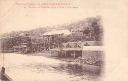 NOUVELLE CALEDONIE - Colonies Françaises - POSTES ET TELEGRAPHES à PAM - Panorama - Carte Postale Ancienne - Nouvelle Calédonie