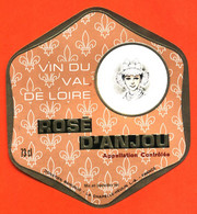 Etiquette Neuve De Vin Rosé D'anjou Donatien Bahuaud à Saint Hilaire Saint Florent - 75 Cl - Rosés