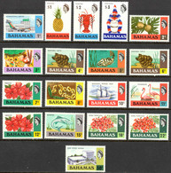 Bahamas Sc# 313-330 MNH 1971 Definitives - 1963-1973 Autonomia Interna