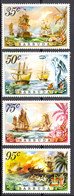 Barbuda Sc# 209-212 MNH 1975 Ships - Barbuda (...-1981)