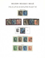 Belgium Sc# 1-16 Used 1849-1865 King Leopold I Early Collection - 1849-1865 Medaillons (Varia)