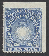 British East Africa Sc# 23 MH 1890-1894 8a Blue Sun & Crown - Afrique Orientale Britannique