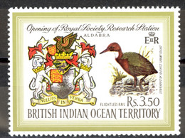 British Indian Ocean Territory Sc# 43 MNH 1971 Coat Of Arms & Flightless Rail - British Indian Ocean Territory (BIOT)