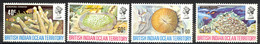 British Indian Ocean Territory Sc# 44-47 MNH 1972 Corals - Territorio Británico Del Océano Índico