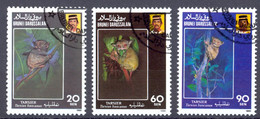 Brunei Sc# 417-419 SG# 474/6 Used 1990 Tarsier - Brunei (1984-...)