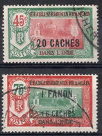 INDE Timbres-poste N°79 & 80 Oblitérés TB Cote : 6€00 - Usati