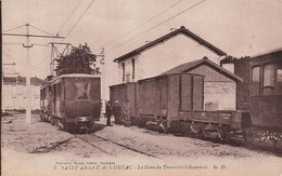 St André De Cubzac * La Gare Du Tramway Tram Libournois * Ligne Chemin De Fer * Wagons - Other & Unclassified