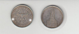 Silbermünze 5 RM Garnisonkirche 1934 F Jäger Nr. 357/2 Ohne Datum - Otros – Europa