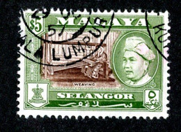 291 BCx Selangor 1960 Scott 112a Used ( All Offers 20% Off! ) - Selangor