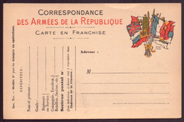 Carte En Franchise Militaire Vierge - Other & Unclassified
