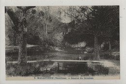 Malaucène (84) : La Source Du Grozeau En 1910 PF. - Malaucene