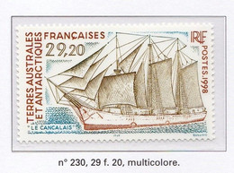 TAAF 1998 N° 230  Neuf ** Qualité Sup. - Unused Stamps