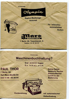 Machine à Calculer - Enveloppe Publicitaire Des Chèques Postaux Allemands - Altri & Non Classificati