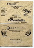 Machine à Calculer - Enveloppe Publicitaire Des Chèques Postaux Allemands - Other & Unclassified