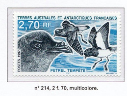 TAAF 1997 N° 214  Neuf ** Qualité Sup. - Unused Stamps