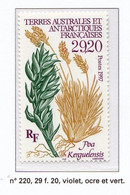 TAAF 1997 N° 220  Neuf ** Qualité Sup. - Unused Stamps
