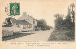 Morsang Sur Orge * Parc Beauséjour * Entrée De La Forêt De Ste Geneviève , Perspective Du Boulevard Beauséjour - Morsang Sur Orge