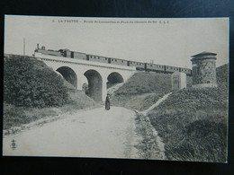 LA FRETTE                            ROUTE DE CORMEILLES ET PONT DU CHEMIN DE FER - La Frette-sur-Seine