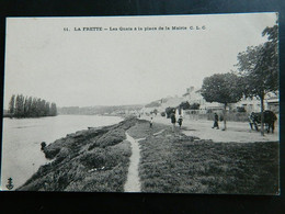 LA FRETTE                                  LES QUAIS A LA PLACE DE LA MAIRIE - La Frette-sur-Seine