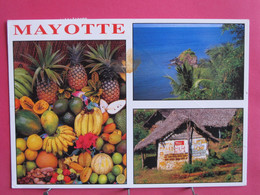 Visuel Pas Très Courant - Mayotte - Reflets De L'Océan Indien - Fruits - Joli Timbre - R/verso - Mayotte