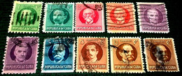 United States, Possessions, Cuba,1917 ,Famous Persons. - Used Stamps